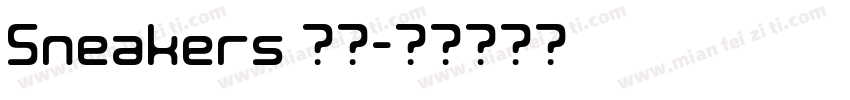 Sneakers 字体字体转换
